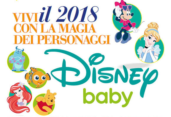 Sei pronta a vivere il 2018 con la magia dei personaggi Disney Baby?